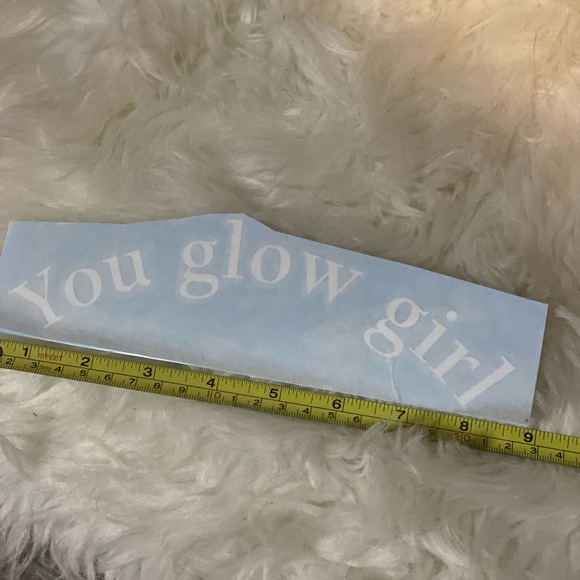 Vinyl You Glow Girl Decals - Picture 4 of 4
